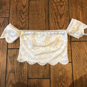 Victoria Secret off the shoulder crop top